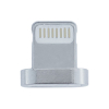 TekYa T-Snap Apple Lightning Detachable Magnetic Tip Adapter - Silver *BULK* - - alt view 1
