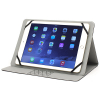 Universal M-Edge Folio Plus 9in to 10in Tablet - Heather Grey with Black Elastic Strap - - alt view 2