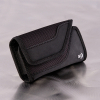 Nite Ize Nylon Horizontal Clip Case Velcro Closure Black Pouch - XLarge - - alt view 1