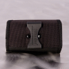 Nite Ize Nylon Horizontal Clip Case Velcro Closure Black Pouch - XLarge - - alt view 2