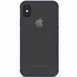 Apple iPhone Xs/X PureGear DualTek Case - Clear/Navy Blue