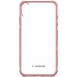 Apple iPhone Xs Max PureGear DualTek Case - Clear/Soft Pink