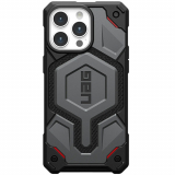 Apple iPhone 15 Pro Max Urban Armor Gear (UAG) Monarch Pro Case with Magsafe - Kevlar Silver