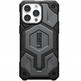 Apple iPhone 15 Pro Urban Armor Gear (UAG) Monarch Pro Case with Magsafe - Silver
