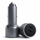 Satechi 40W PD Dual USB-C Car Charger - Space Grey