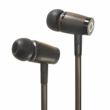 Aircom A6 Handsfree Airflow Magnetic Earbuds with In Line Mic and 3.5mm Jack - Wood