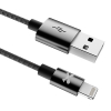 Ghostek NRGLine MFI Lightning 36 Inch (3ft) Data/Sync/Charge Cable - Black - - alt view 2