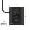 Scosche BaseLynx Module Apple Watch Wireless Qi Charging Pad/Dock - Black - - alt view 3