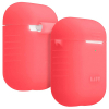 Apple AirPod Laut Slim Protective Pod Neon Case - Electric Coral - - alt view 4
