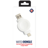 TekYa Portable Apple Watch Dongle with USB-C and USB-A Port - White - - alt view 5