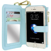 Apple iPhone Xs/X Caseco Rodeo Drive Series Clutch Wallet With RFID Blocking - Teal - - alt view 1