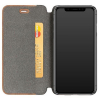 Apple iPhone XR Woodcessories EcoFlip Case - Walnut/Leather - - alt view 1
