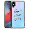 Apple iPhone Xs/X Laut Liquid Glitter Series Case - Good Vibes Only - - alt view 2