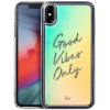 Apple iPhone Xs Max Laut Liquid Glitter Series Case - Good Vibes Only - - alt view 2