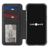 Apple iPhone 12 Mini Case-Mate Tough Wallet Folio Case with Micropel - Black - - alt view 2