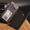 Apple iPhone 12/12 Pro Case-Mate Tough Wallet Folio Case with Micropel - Black - - alt view 5