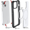 Apple iPhone 13 mini  Ghostek Covert 6 Case with MagSafe - Smoke - - alt view 3