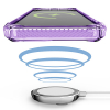 Apple iPhone 13 ItSkins Supreme MagClear Case - Light Purple/Clear - - alt view 4