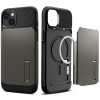 Apple iPhone 14 Spigen Slim Armor Case with Magsafe - Gunmetal - - alt view 3