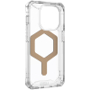 Apple iPhone 15 Pro Urban Armor Gear (UAG) Plyo Case with Magsafe - Ice/Gold - - alt view 3