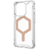 Apple iPhone 15 Pro Urban Armor Gear (UAG) Plyo Case with Magsafe - Ice/Rose Gold - - alt view 1