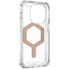 Apple iPhone 15 Pro Urban Armor Gear (UAG) Plyo Case with Magsafe - Ice/Rose Gold - - alt view 3