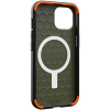 Apple iPhone 15 Urban Armor Gear (UAG) Civilian Case with Magsafe - Olive - - alt view 3
