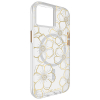 Apple iPhone 15 Plus Case-Mate Floral Gems Case with MagSafe - Gold - - alt view 1