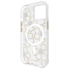 Apple iPhone 15 Plus Case-Mate Floral Gems Case with MagSafe - Gold - - alt view 3