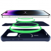 Apple iPhone 15 Pro Max ItSkins Ballistic Nylon Case with MagSafe - Dark Blue - - alt view 2