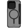 Apple iPhone 15 Pro Max ItSkins Hybrid Folio Case with MagSafe - Black - - alt view 2