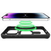 Apple iPhone 15 Pro ItSkins Hybrid Stand Case with MagSafe - Black/Transparent - - alt view 2