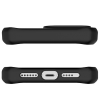 Apple iPhone 15 Pro ItSkins Hybrid Stand Case with MagSafe - Black/Transparent - - alt view 4