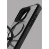 Apple iPhone 15 Pro ItSkins Hybrid Stand Case with MagSafe - Black/Transparent - - alt view 5
