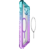 Apple iPhone 15 Plus ItSkins Supreme Prism Case with MagSafe - Light Blue & Purple - - alt view 2