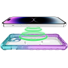 Apple iPhone 15 Plus ItSkins Supreme Prism Case with MagSafe - Light Blue & Purple - - alt view 3