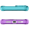 Apple iPhone 15 Plus ItSkins Supreme Prism Case with MagSafe - Light Blue & Purple - - alt view 5