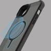Apple iPhone 15 ItSkins Hybrid Frost Case with MagSafe - Black - - alt view 1