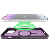 Apple iPhone 15 ItSkins Hybrid Frost Case with MagSafe - Deep Purple - - alt view 4