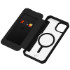 Apple iPhone 15 ItSkins Hybrid Folio Case with MagSafe - Black - - alt view 2