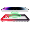 Apple iPhone 15 ItSkins Supreme Prism Case with MagSafe - Coral & Black - - alt view 3