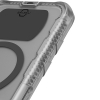 Apple iPhone 15 Pro ItSkins Vault Frost Case with MagSafe - Grey/Black - - alt view 3
