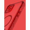 Apple iPhone 15 Plus ItSkins Vault Frost Case with MagSafe - Red/Black - - alt view 1