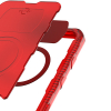 Apple iPhone 15 Plus ItSkins Vault Frost Case with MagSafe - Red/Black - - alt view 2