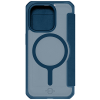 Apple iPhone 15 Pro Max ItSkins Hybrid Folio Case with MagSafe - Navy Blue - - alt view 2