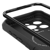 Apple iPhone 15 Pro ItSkins Vault Bold Case with MagSafe - Charcoal Black - - alt view 4