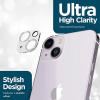 Apple iPhone 14/14 Plus Case-Mate Lens Protector - Sparkle Silver - - alt view 2