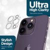 Apple iPhone 14 Pro/14 Pro Max Case-Mate Lens Protector - Sparkle Silver - - alt view 2