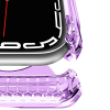 Apple Watch 7/SE/6/5/4 (41/40mm) Itskins Spectrum Clear Watch Band and Bumper - Light Pu - - alt view 5