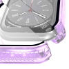 Apple Watch 8 41/40mm Itskins Hybrid R 360 Clear Case - Purple - - alt view 4